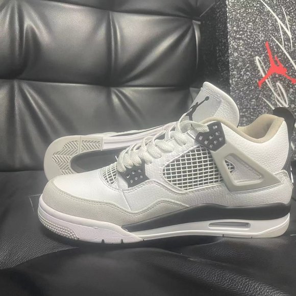 ?Air Jordan 4 Classic little white cement color scheme，Men shoes.? main image 4